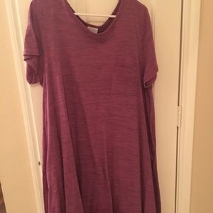 2XL purple LuLaRoe Carly